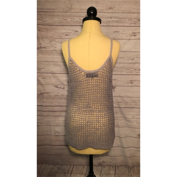 Rag & Bone Gray Loose Knit Tank 2 - Picture 3 of 8